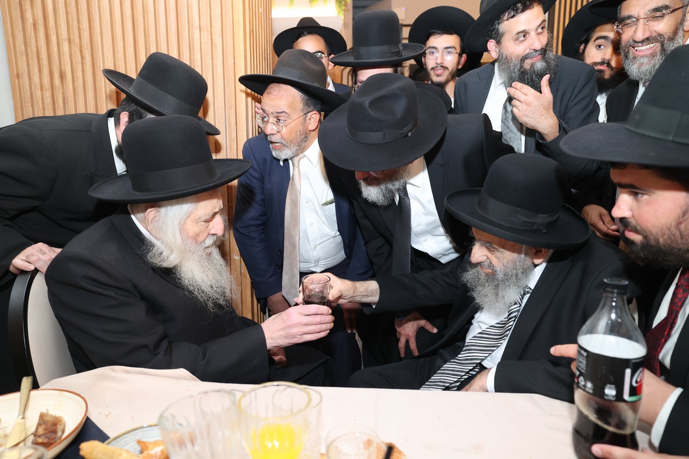 שמחת נישואי נכד הגאון רבי משה צדקה שליט"א | צילום: דוד ארזני