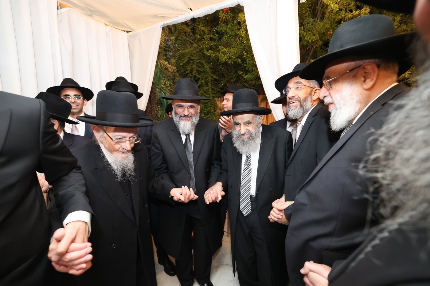שמחת נישואי נכד הגאון רבי משה צדקה שליט"א | צילום: דוד ארזני