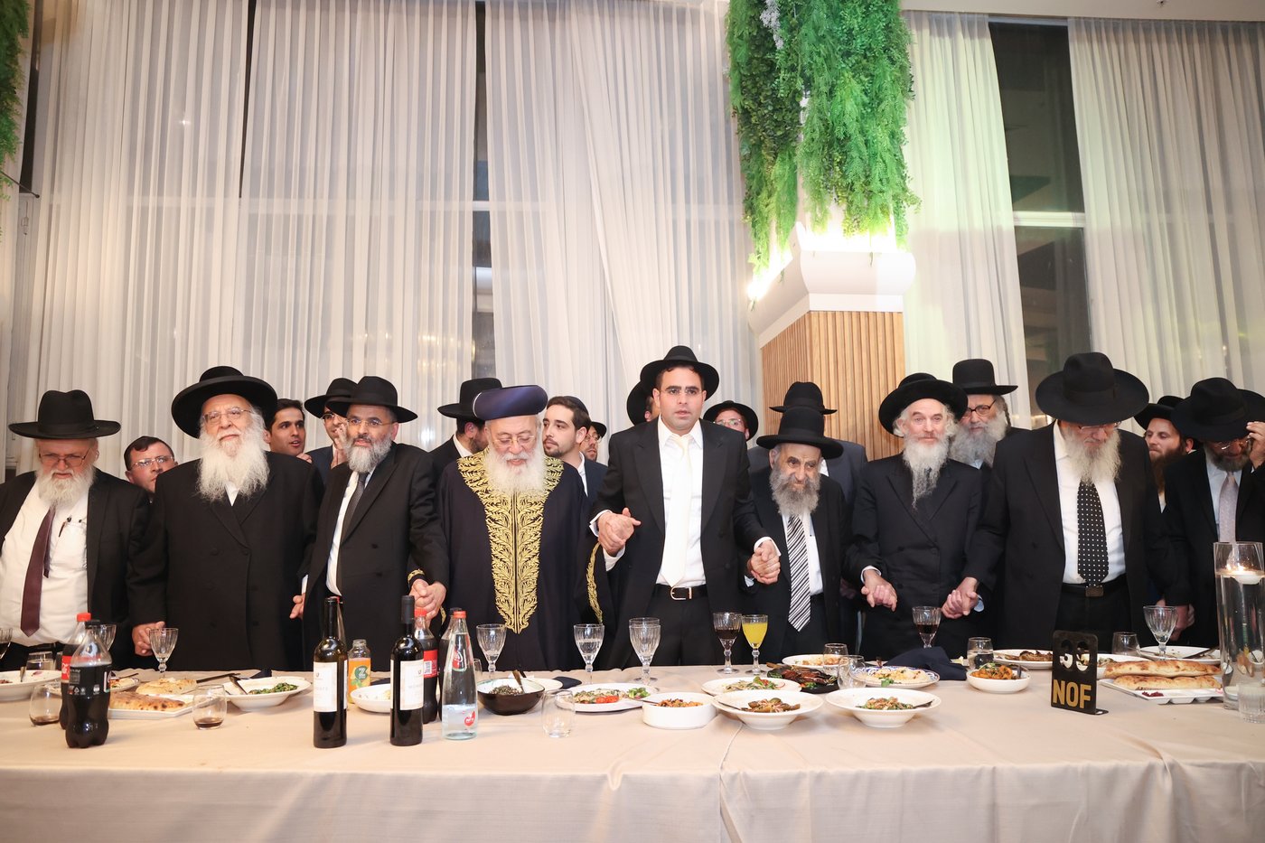 שמחת נישואי נכד הגאון רבי משה צדקה שליט"א | צילום: דוד ארזני