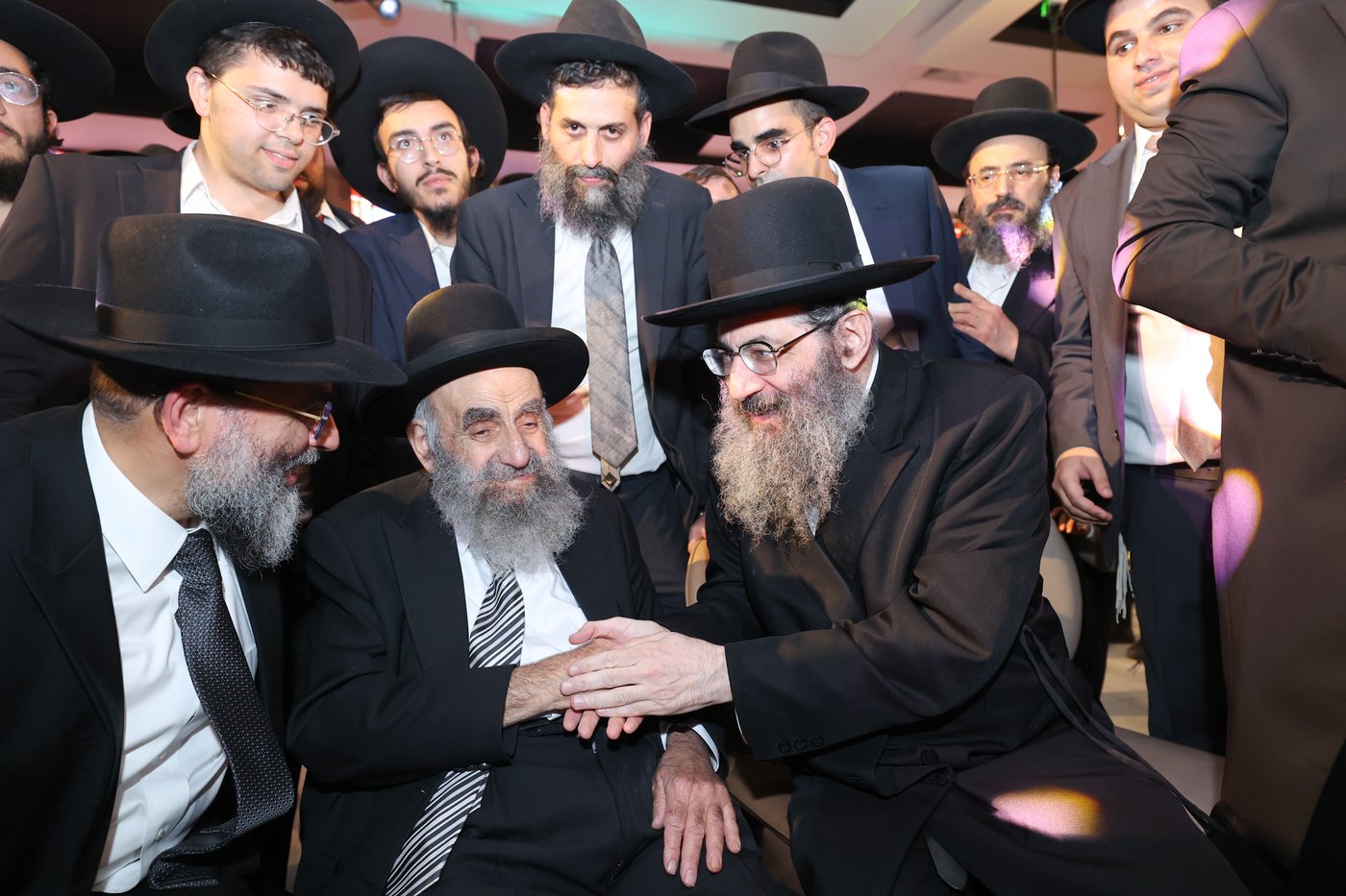שמחת נישואי נכד הגאון רבי משה צדקה שליט"א | צילום: דוד ארזני