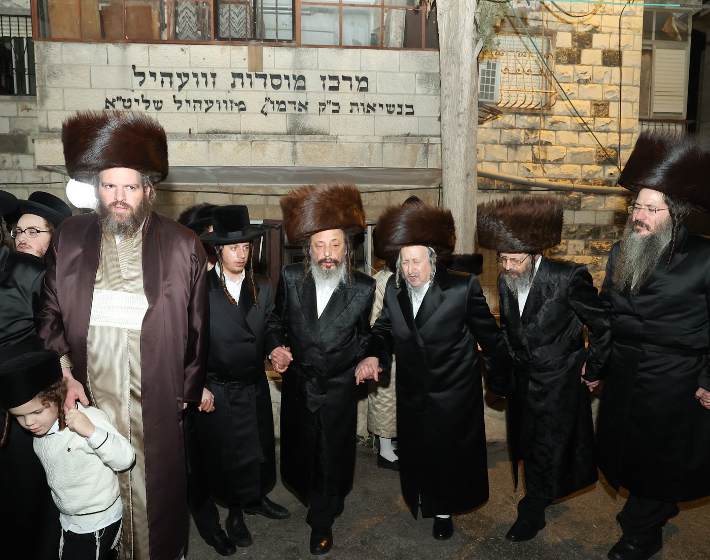 האדמו"ר מסקאליע בביקור בארה"ק