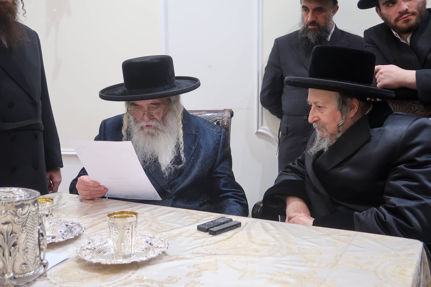 האדמו"ר מסקאליע בביקור בארה"ק