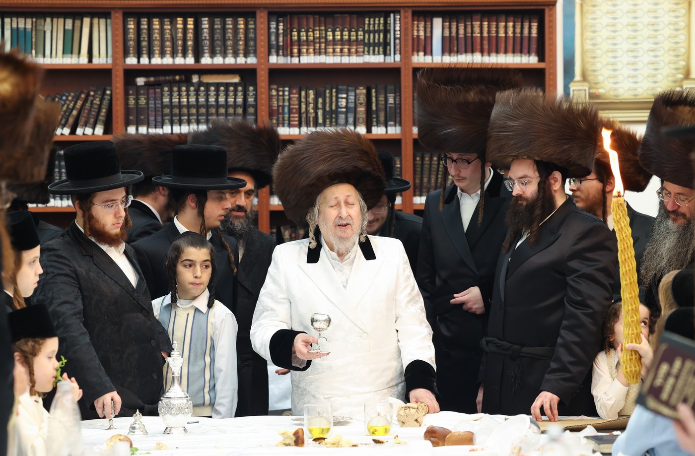 האדמו"ר מסקאליע בביקור בארה"ק