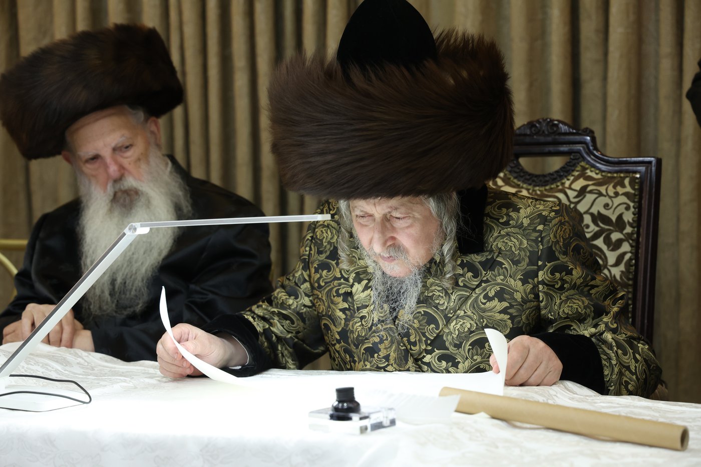 האדמו"ר מסקאליע בביקור בארה"ק