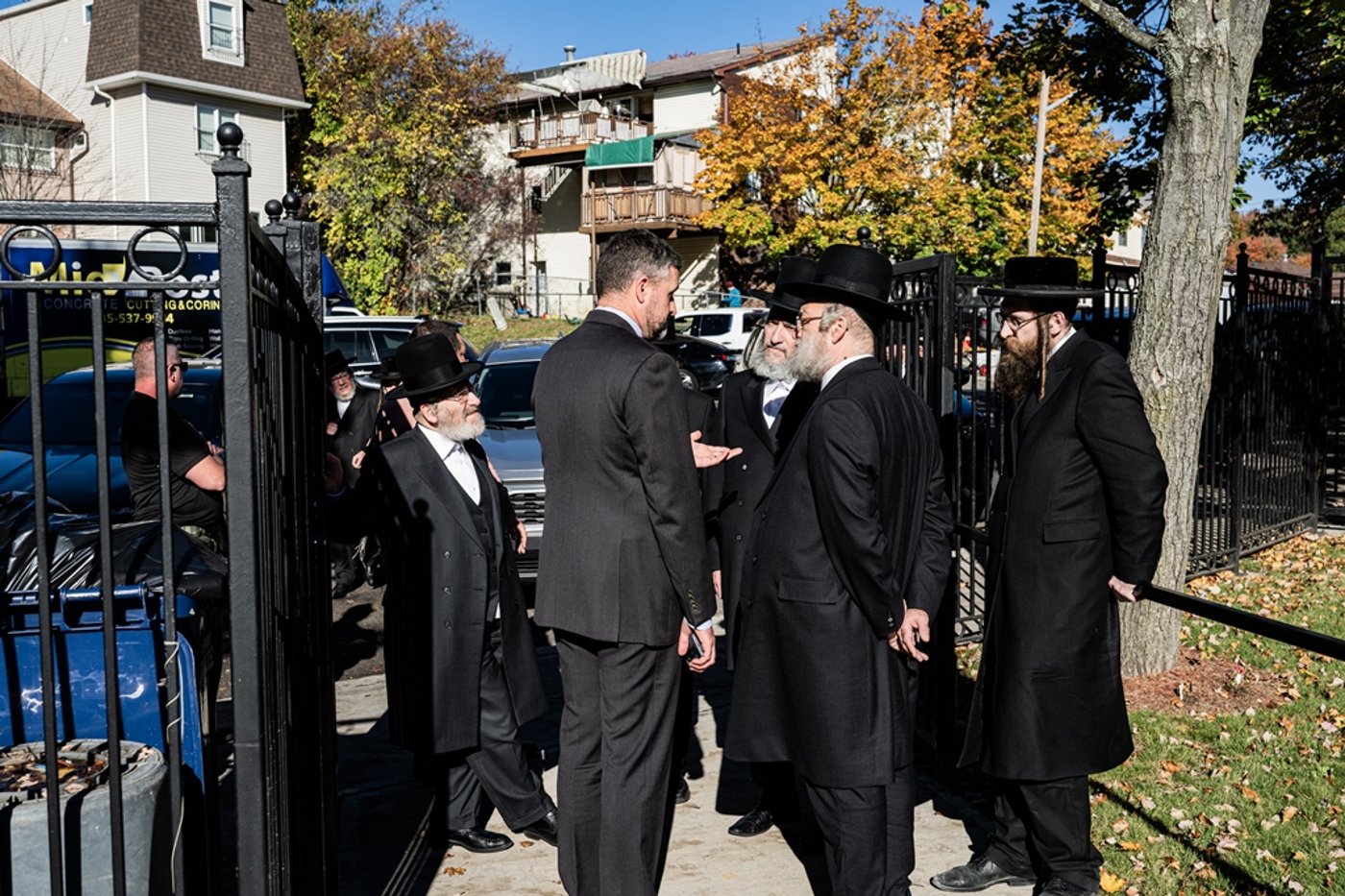 חבר הקונגרס פט רייאן אצל האדמו"ר מסאטמר