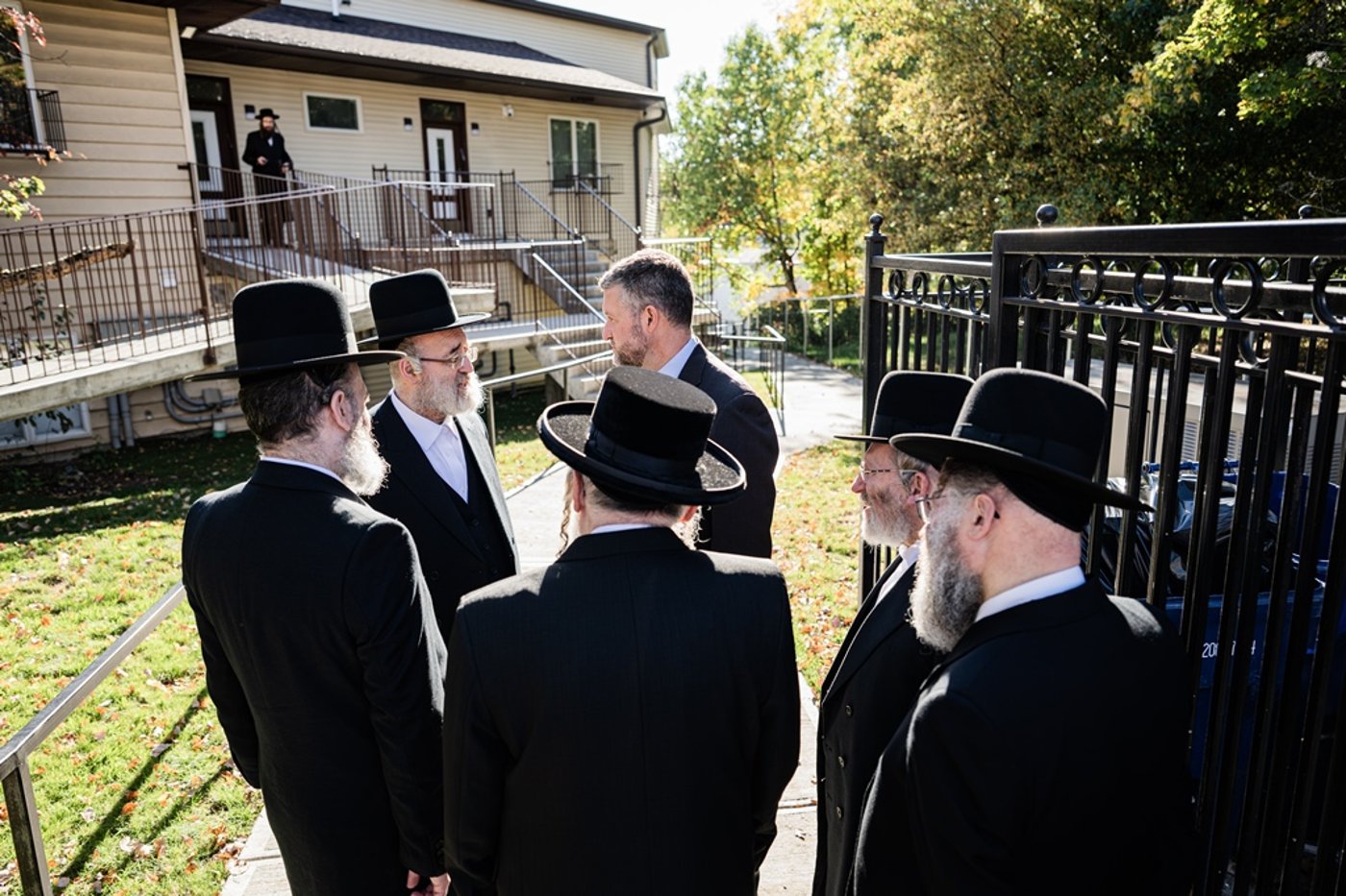 חבר הקונגרס פט רייאן אצל האדמו"ר מסאטמר