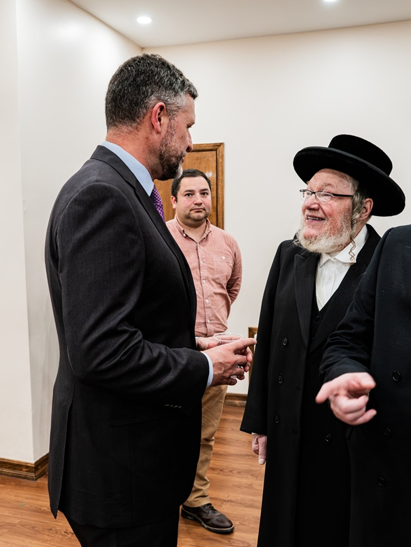 חבר הקונגרס פט רייאן אצל האדמו"ר מסאטמר