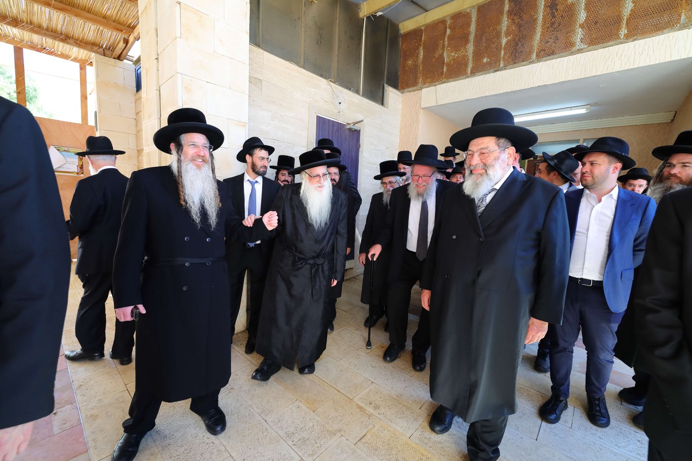 משלחת ראשי הישיבות אצל האדמו"ר מצאנז