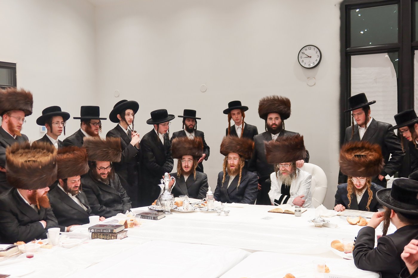 האדמו"ר מקרעטשניף סיגעט בביקור בארה"ב