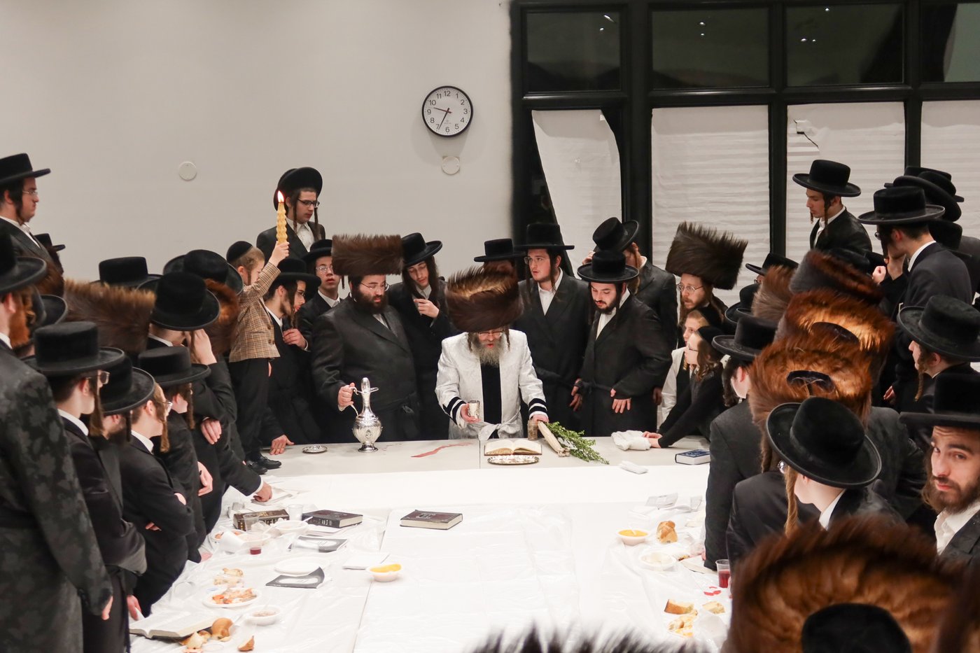 האדמו"ר מקרעטשניף סיגעט בביקור בארה"ב