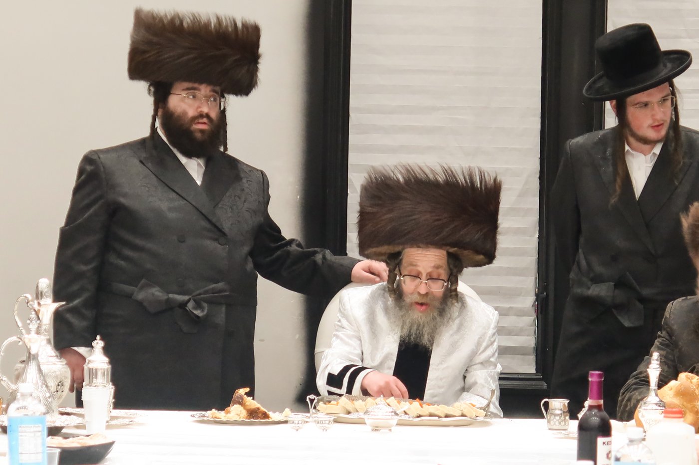 האדמו"ר מקרעטשניף סיגעט בביקור בארה"ב