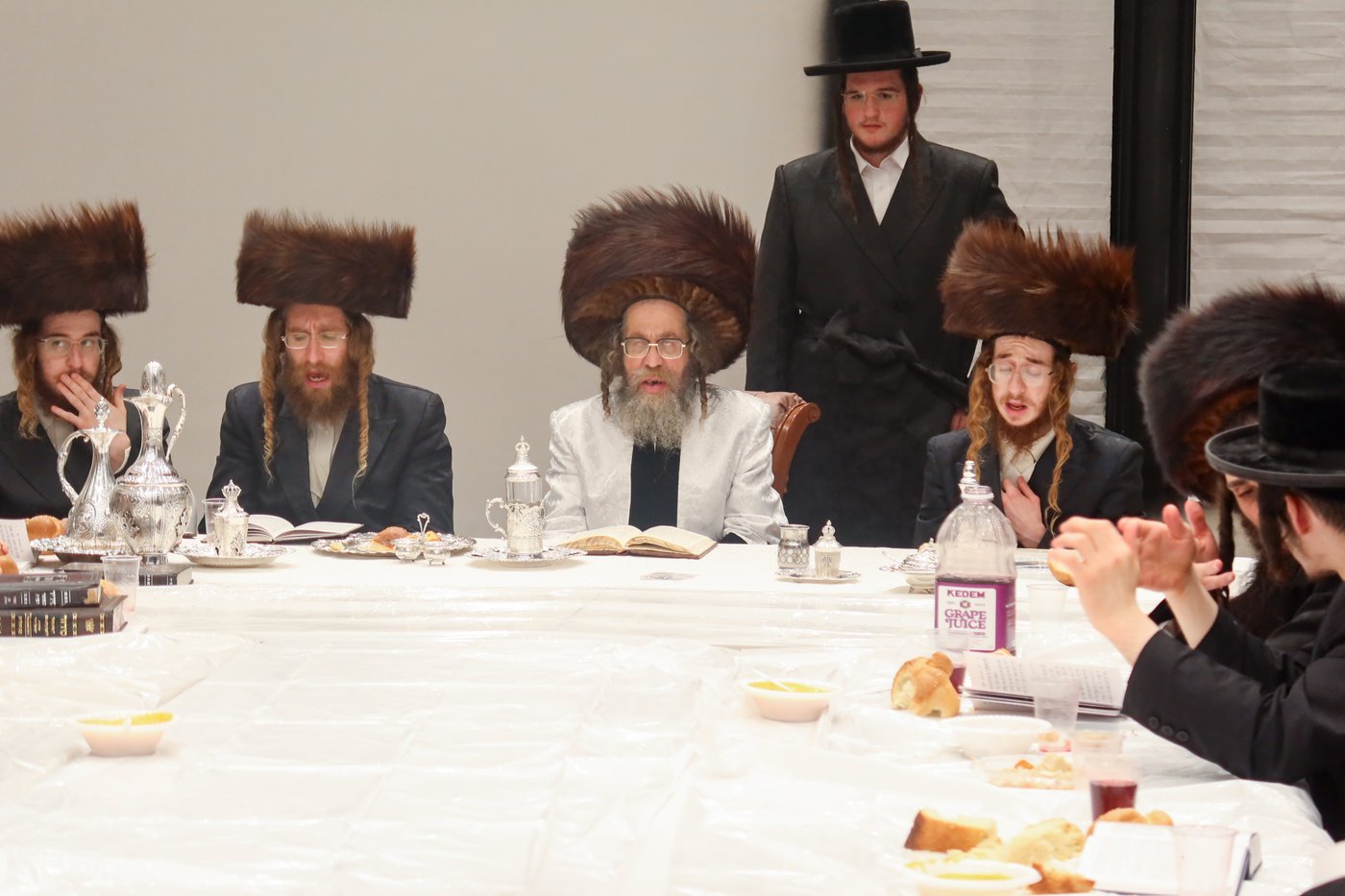 האדמו"ר מקרעטשניף סיגעט בביקור בארה"ב