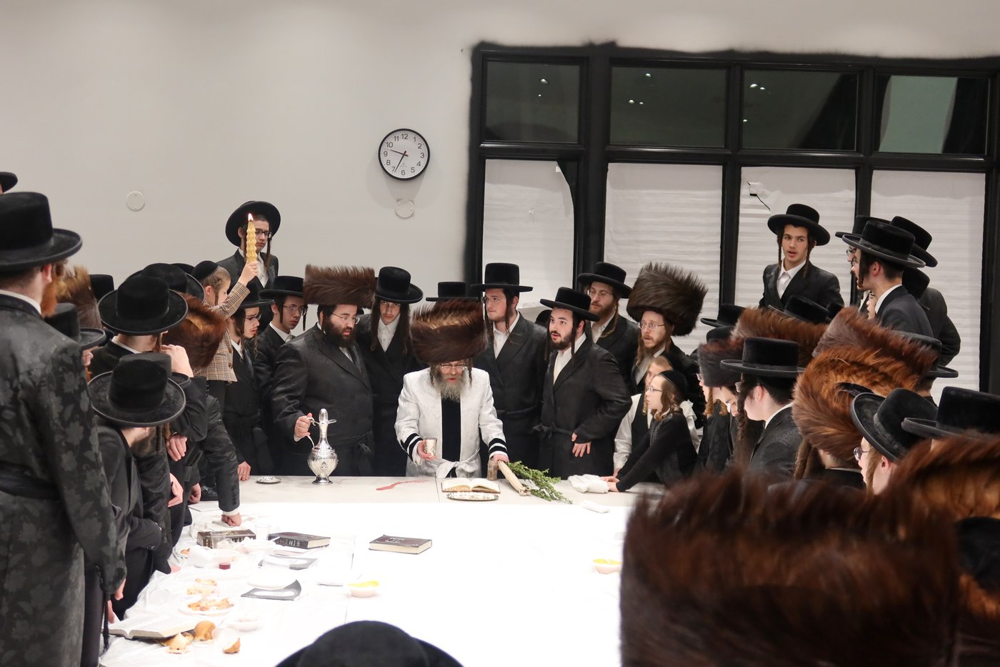 האדמו"ר מקרעטשניף סיגעט בביקור בארה"ב