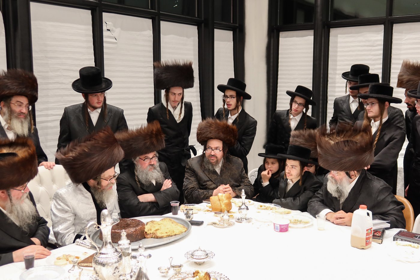 האדמו"ר מקרעטשניף סיגעט בביקור בארה"ב