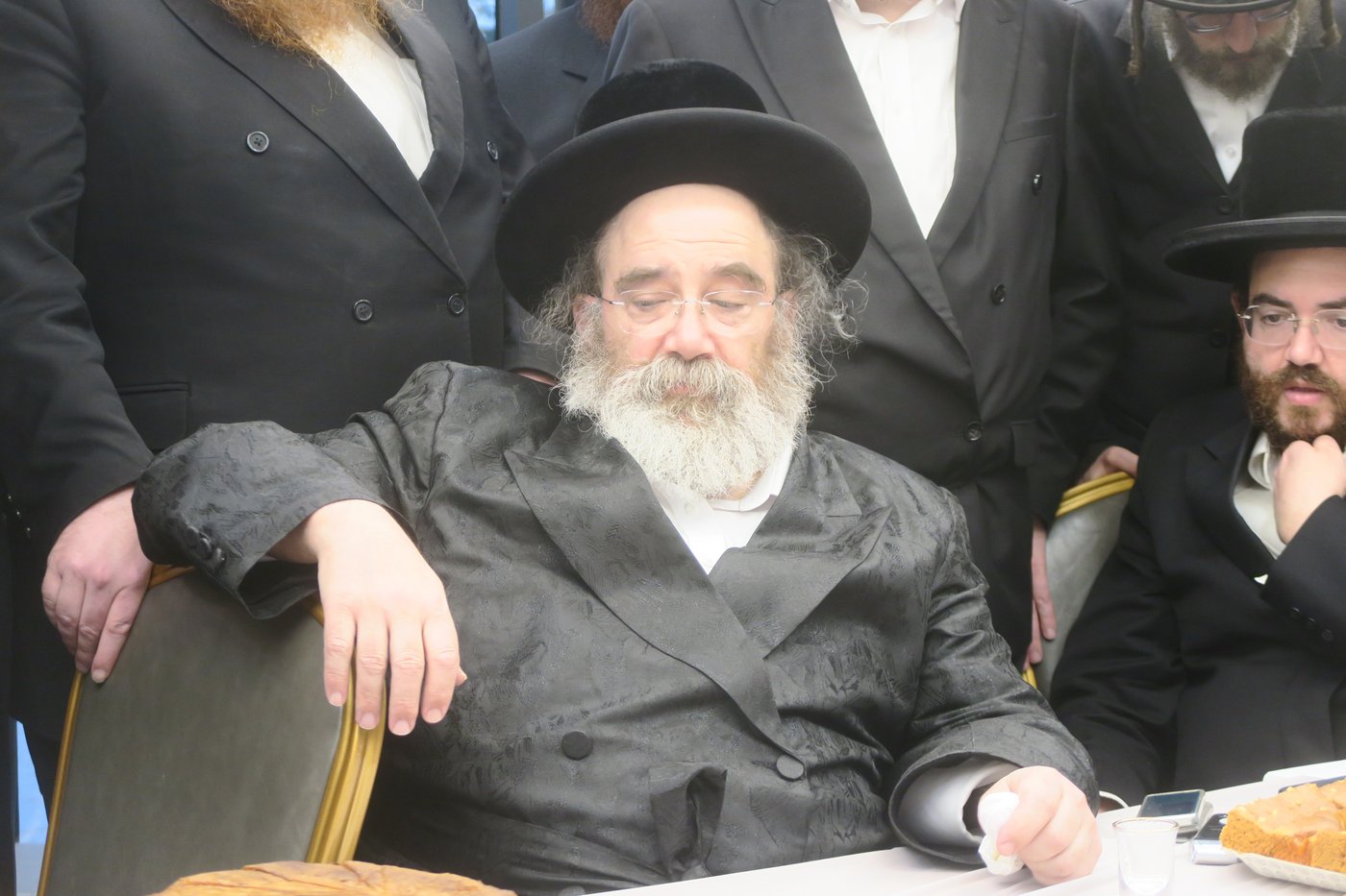 האדמו"ר מסטוטשין שליט"א בטבריה | צילום: מ. אדלר