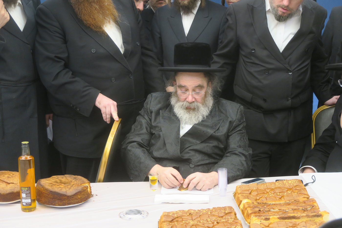 האדמו"ר מסטוטשין שליט"א בטבריה | צילום: מ. אדלר