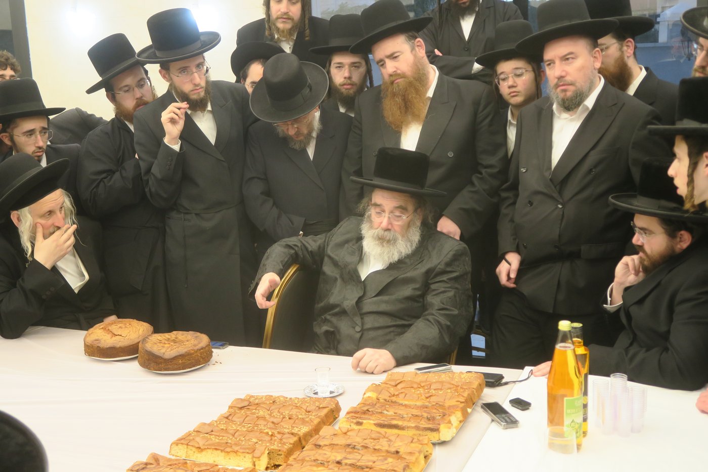 האדמו"ר מסטוטשין שליט"א בטבריה | צילום: מ. אדלר