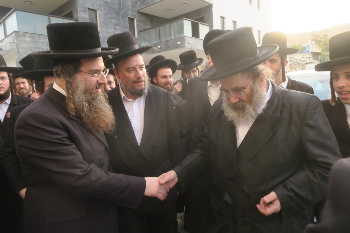 האדמו"ר מסטוטשין שליט"א בטבריה | צילום: מ. אדלר