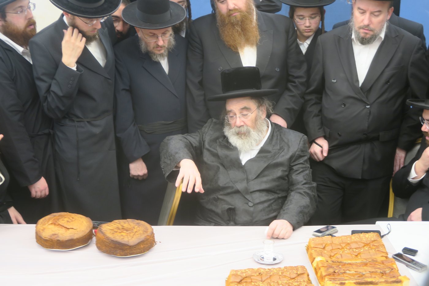 האדמו"ר מסטוטשין שליט"א בטבריה | צילום: מ. אדלר