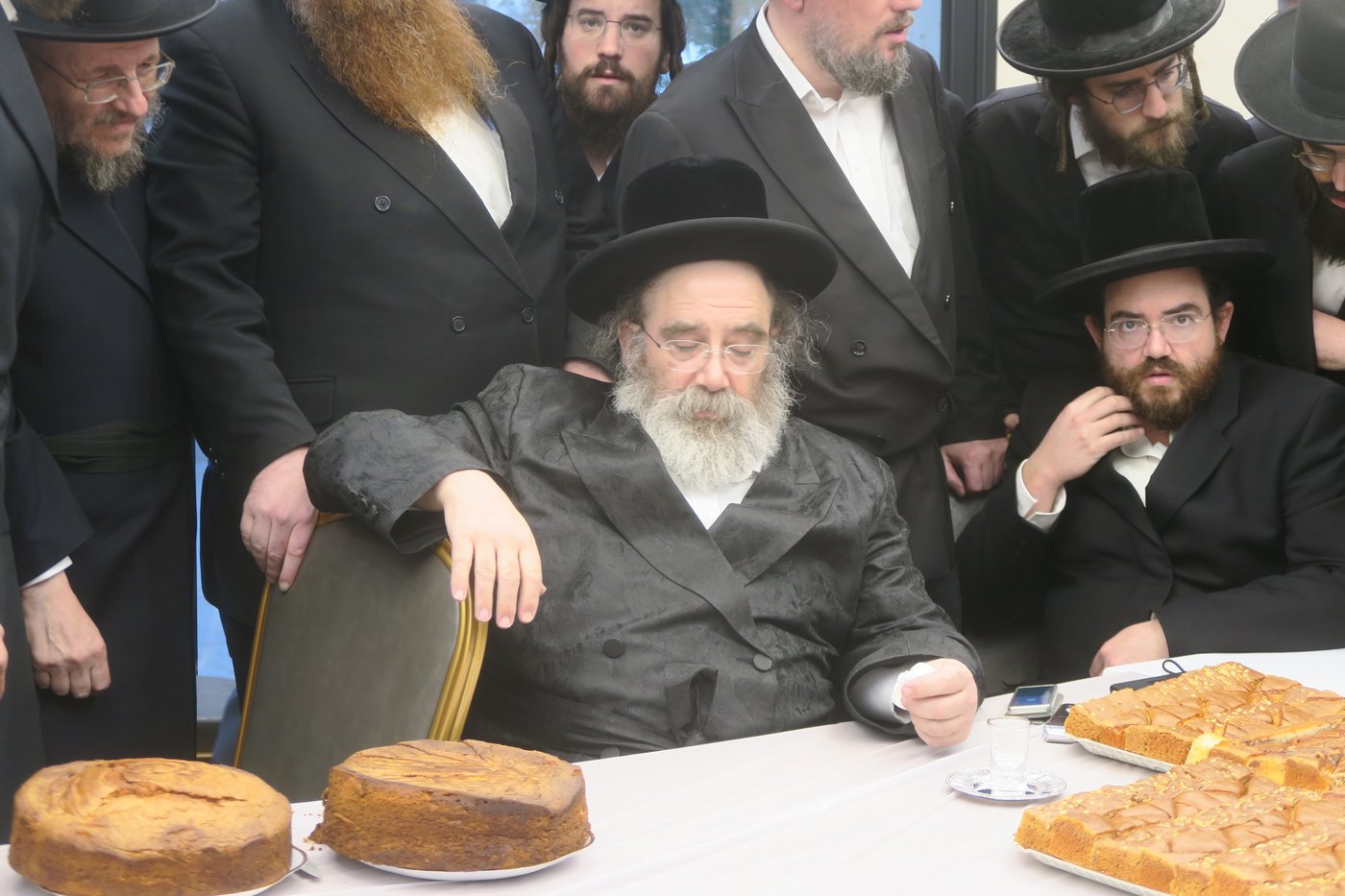 האדמו"ר מסטוטשין שליט"א בטבריה | צילום: מ. אדלר