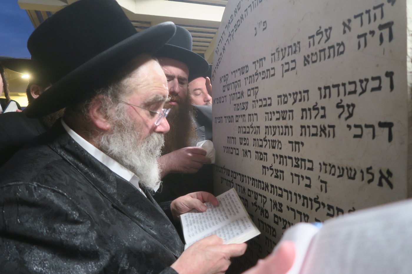 האדמו"ר מסטוטשין שליט"א בטבריה | צילום: מ. אדלר