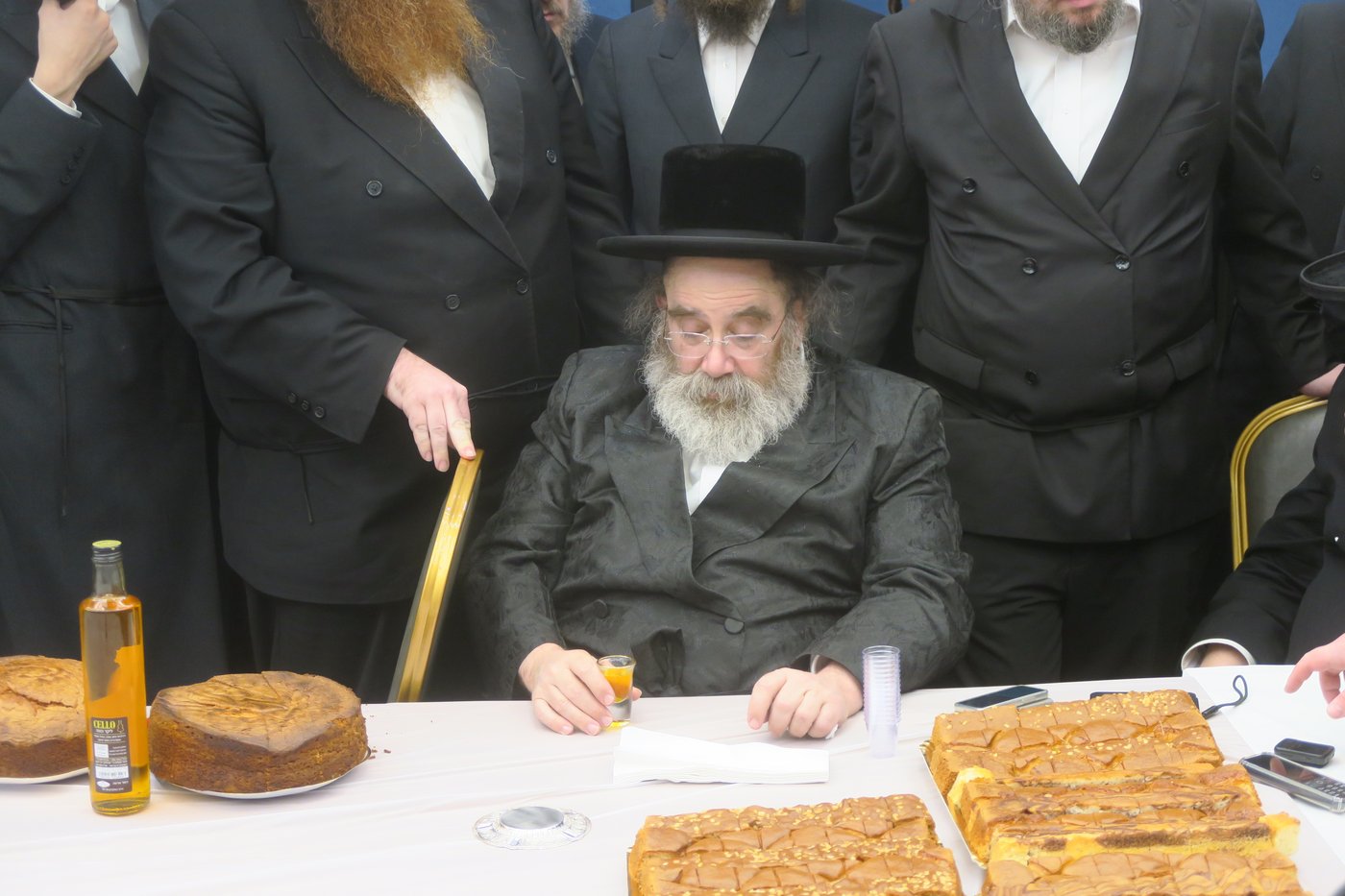 האדמו"ר מסטוטשין שליט"א בטבריה | צילום: מ. אדלר