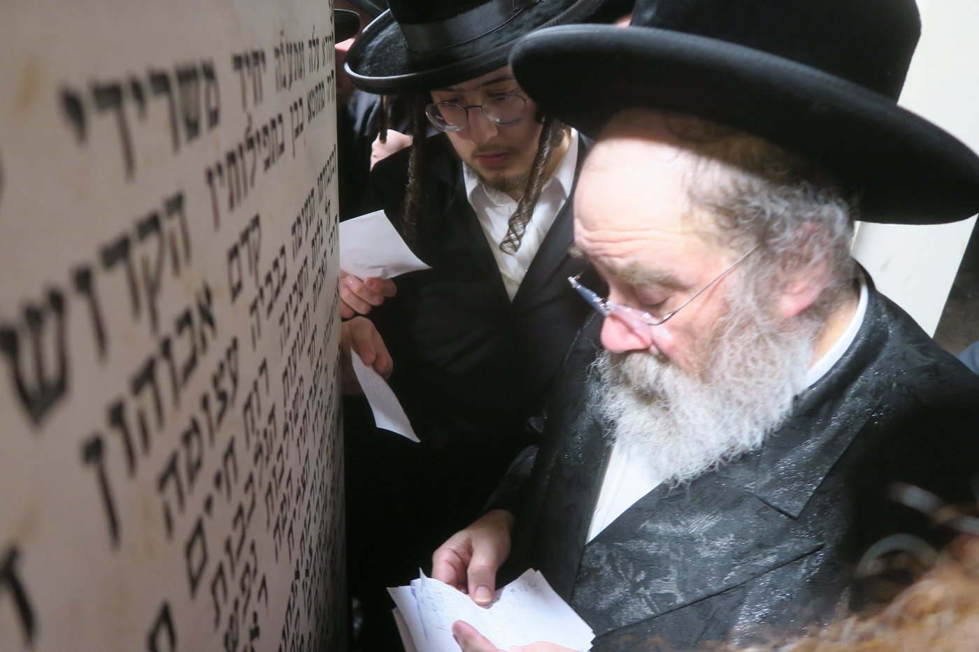 האדמו"ר מסטוטשין שליט"א בטבריה | צילום: מ. אדלר