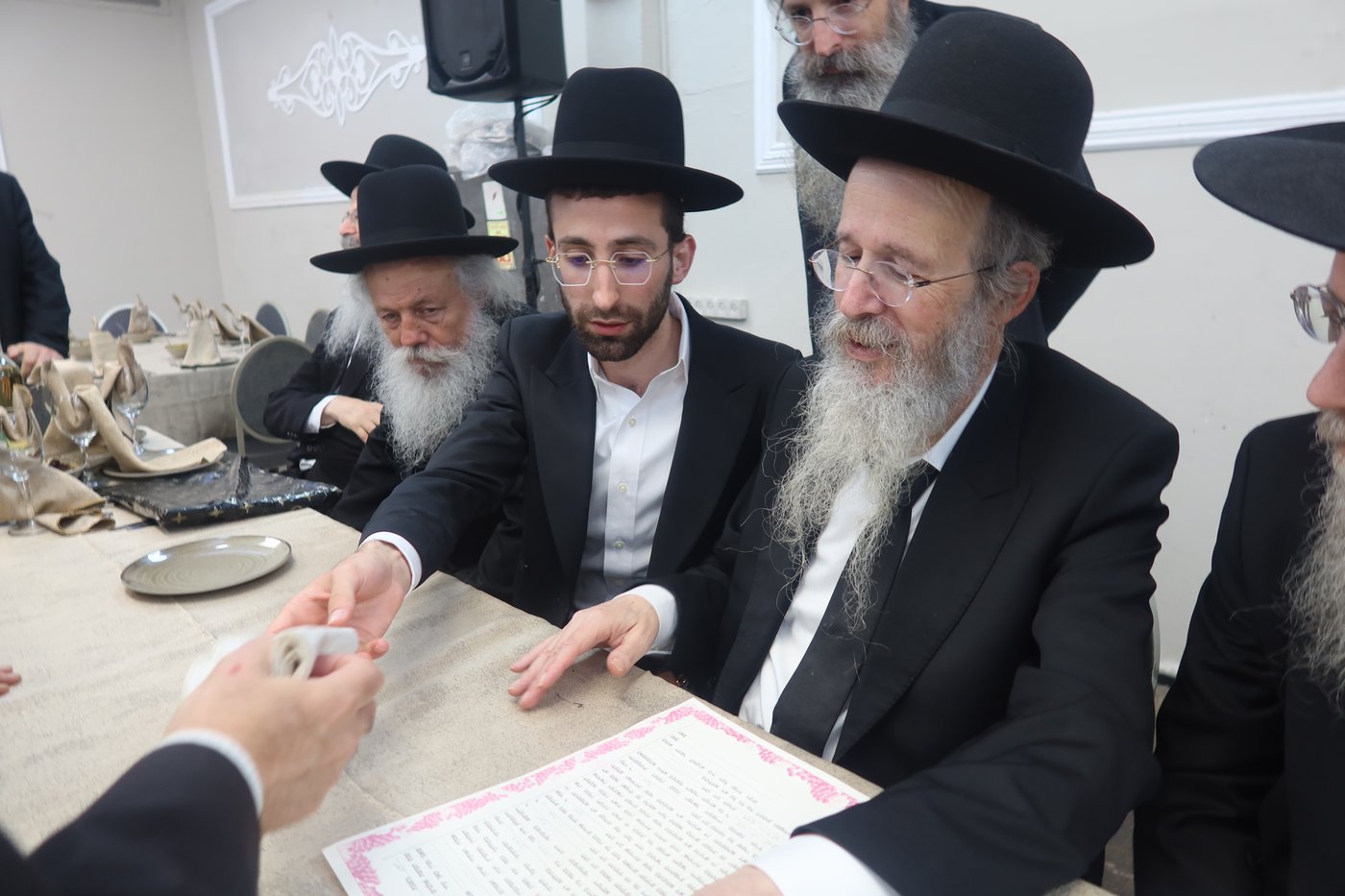 שמחת הנישואין של נין הגר"מ גריינמן
