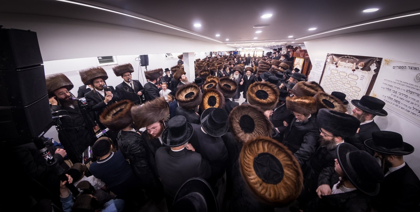 הכנסת ספר התורה בזידטשוב | צילום: JDN