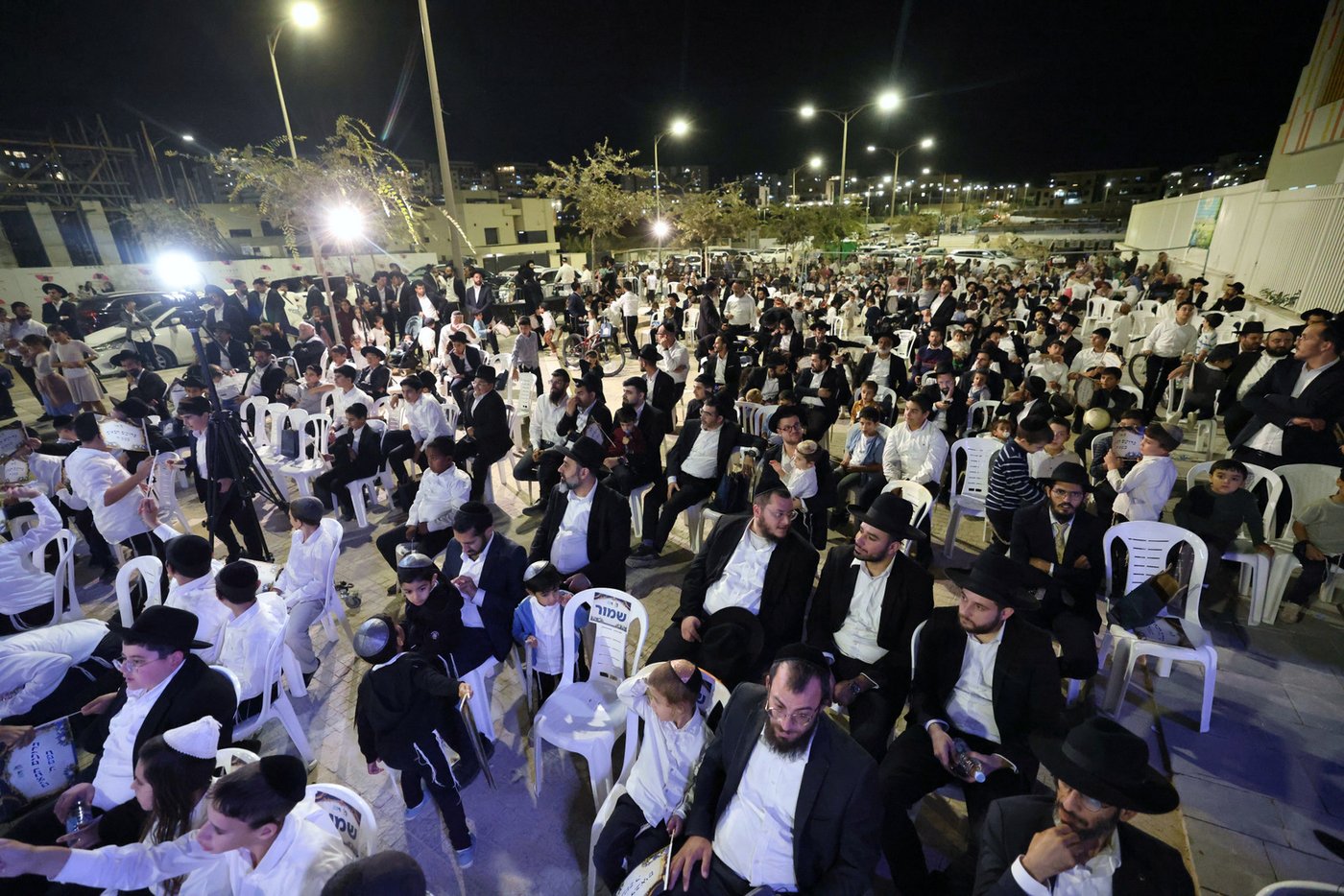 הנחת אבן הפינה בנתיבות | צילום: יעקב כהן