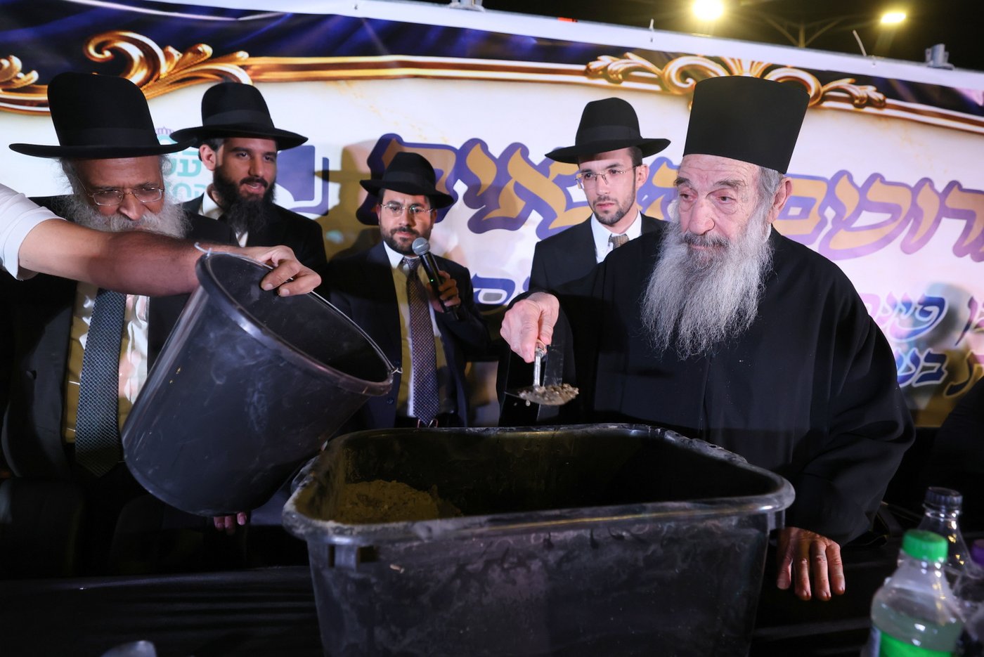 הנחת אבן הפינה בנתיבות | צילום: יעקב כהן