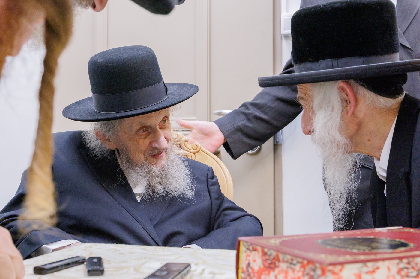 הגר"ד לנדו שליט"א בביקור אצל האדמו"ר מסטריקוב שליט"א