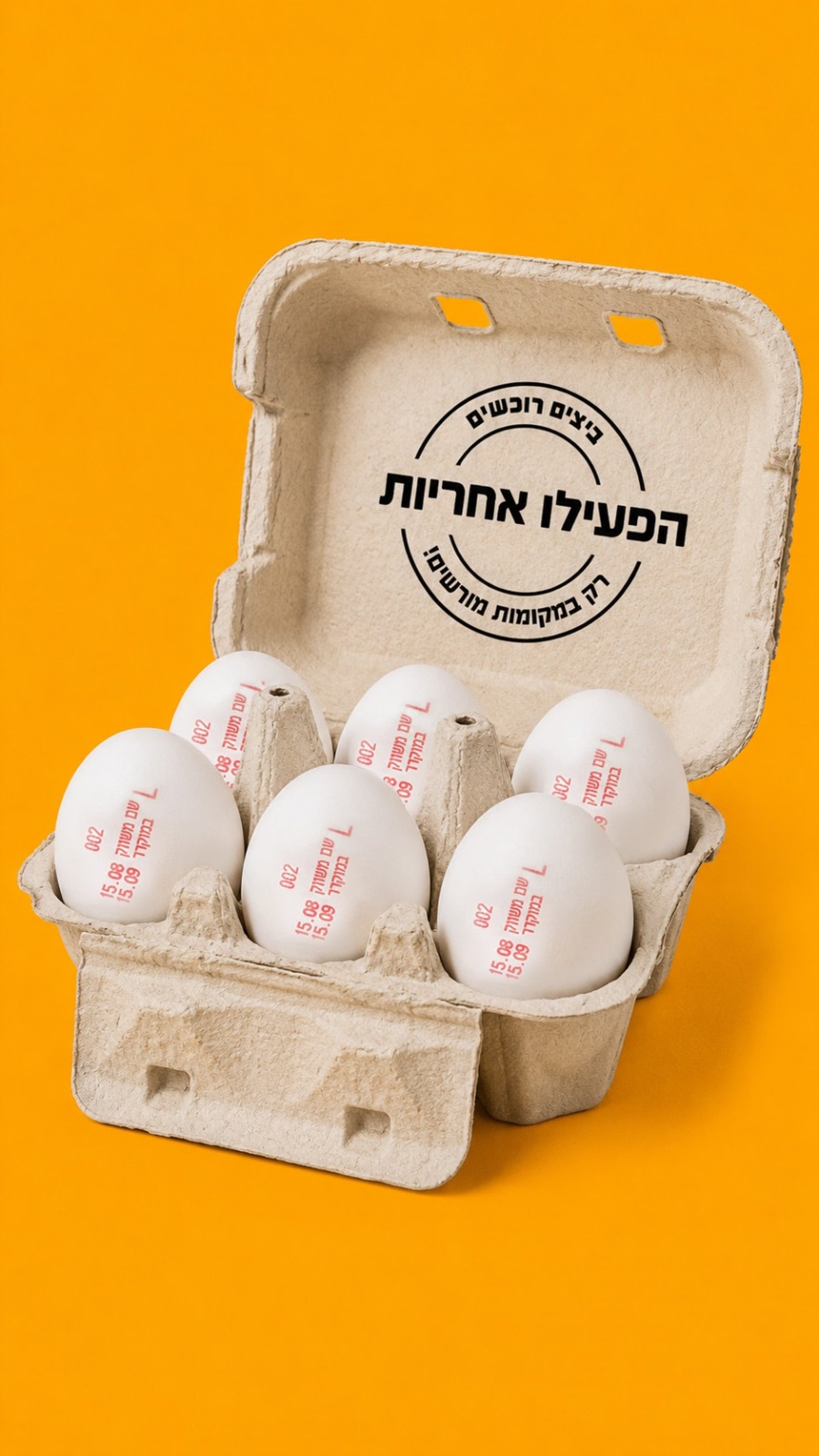רכשו ביצים ממקורות מפוקחים בלבד – באדיבות המצלם