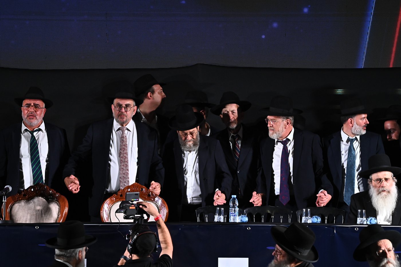 עצרת הרבבות של דגל התורה בבני ברק | צילום: שוקי לרר