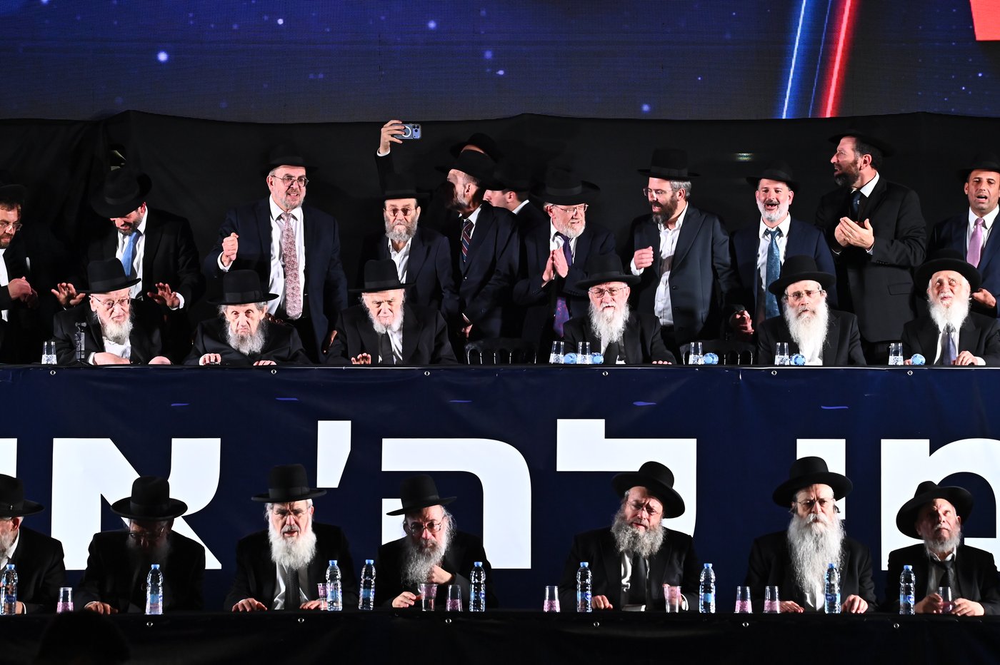 עצרת הרבבות של דגל התורה בבני ברק | צילום: שוקי לרר