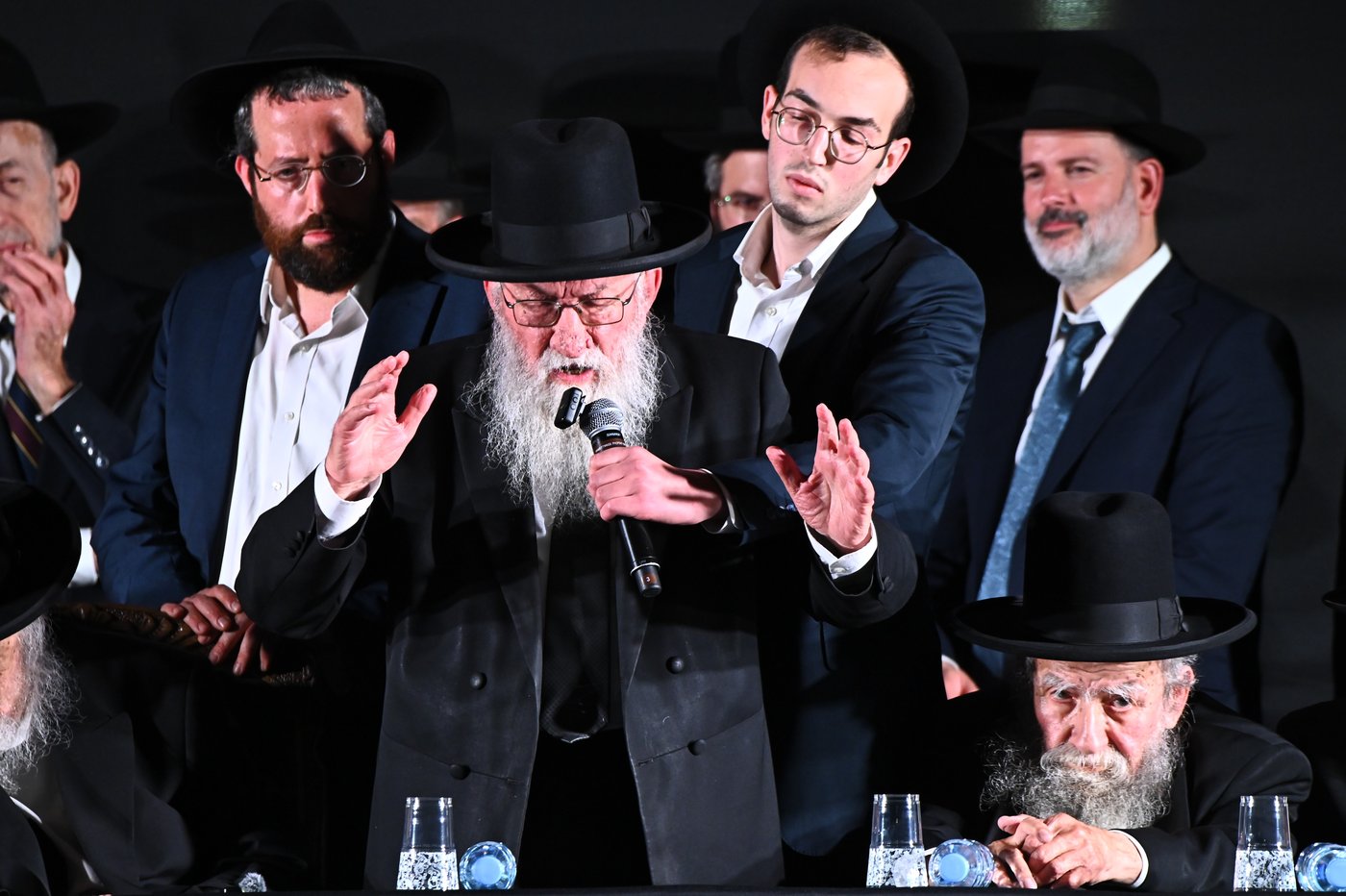 עצרת הרבבות של דגל התורה בבני ברק | צילום: שוקי לרר