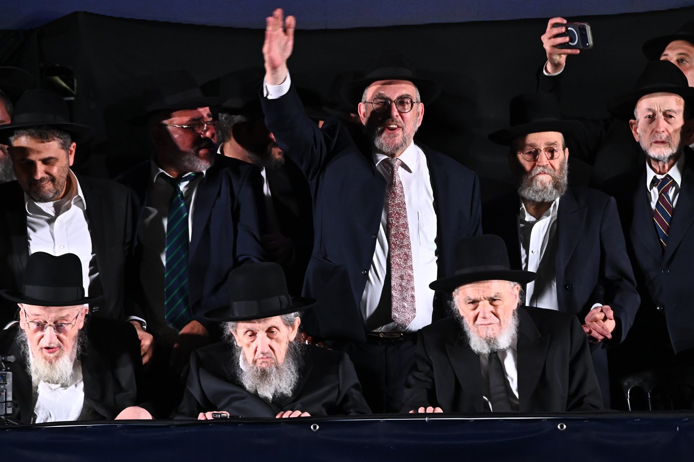 עצרת הרבבות של דגל התורה בבני ברק | צילום: שוקי לרר