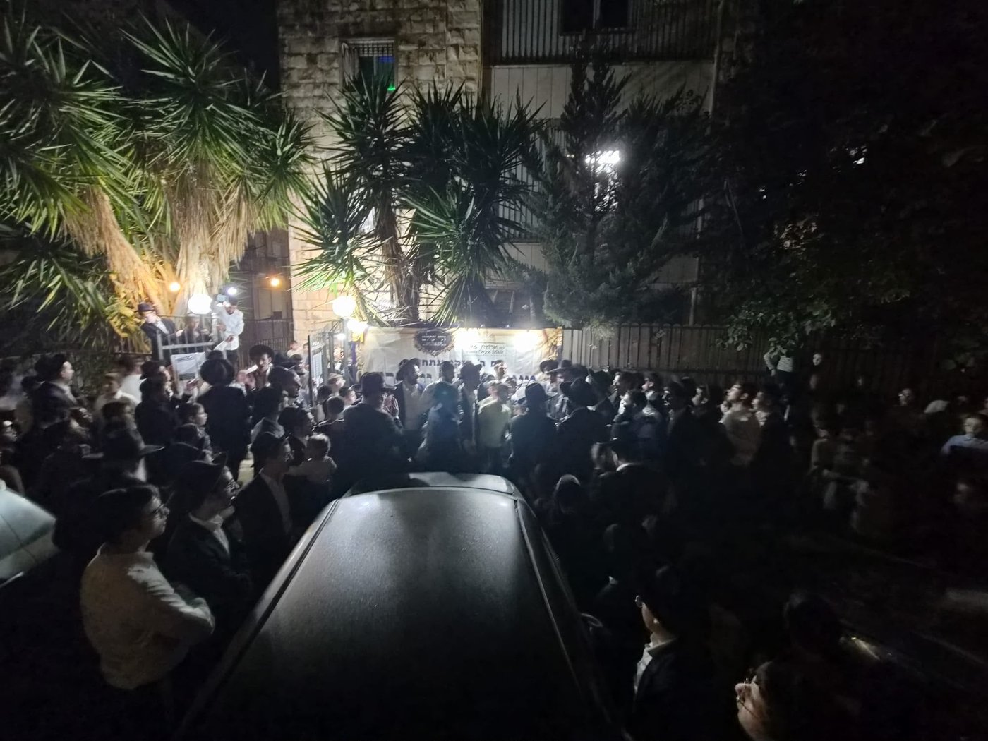 קבלת פנים לבחור ששוחרר מהכלא הצבאי בבית וגן | צילום: באדיבות המצלם