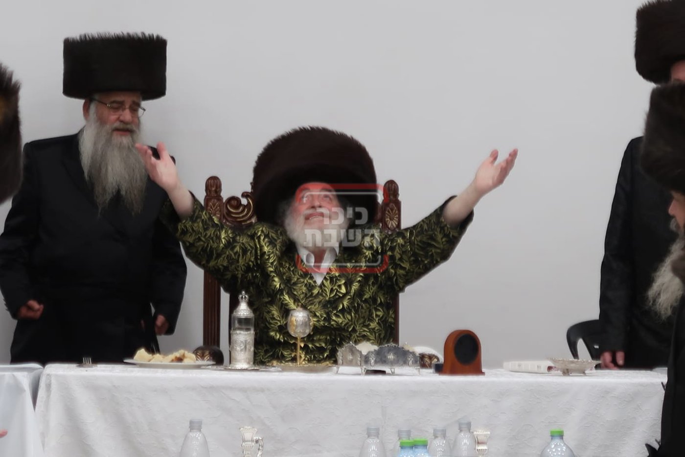 שמחת הפארשפיל לרגל נישואי נכדת האדמו"ר מויז'ניץ 