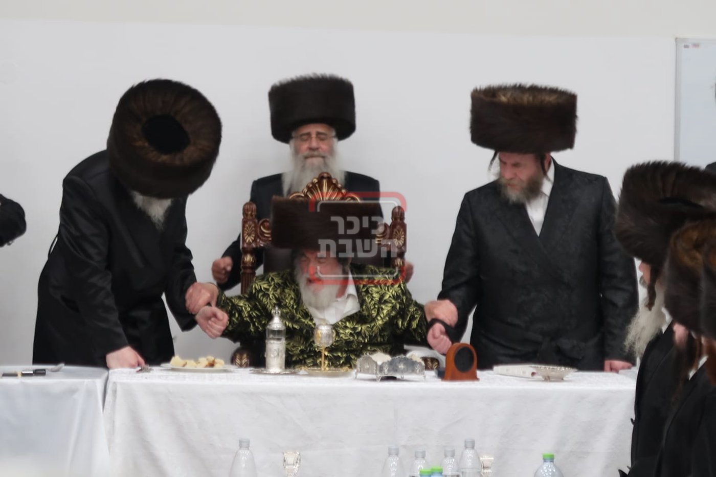 שמחת הפארשפיל לרגל נישואי נכדת האדמו"ר מויז'ניץ 