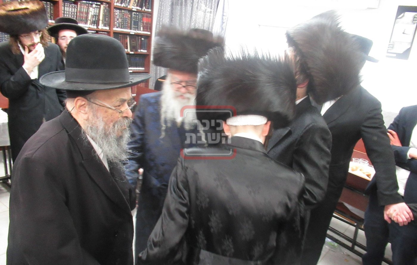 שמחת השבע ברכות לנכד האדמו"ר ממשכנות הרועים