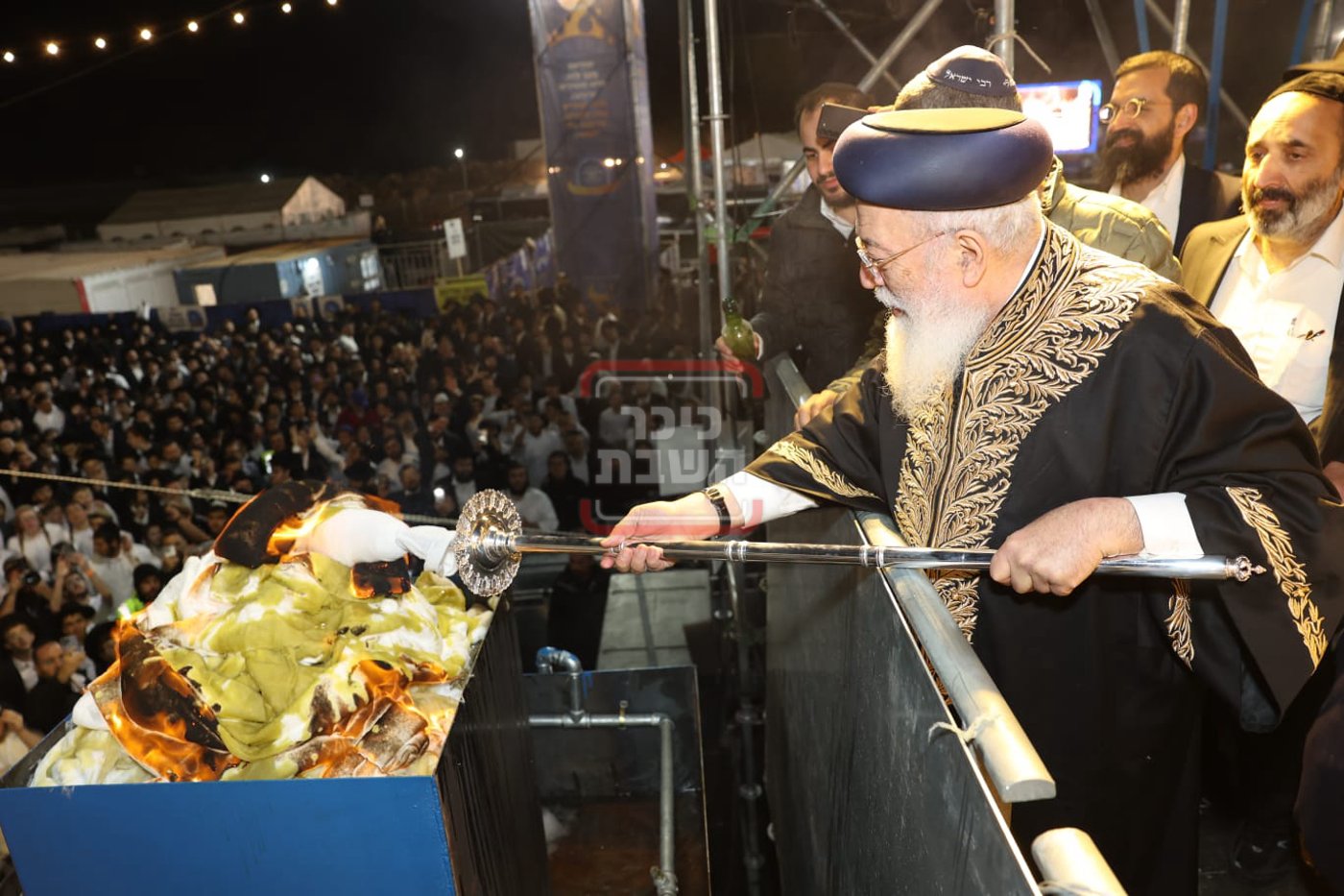 הגרש"מ עמאר בהדלקה לכבוד ל"ג בעומר