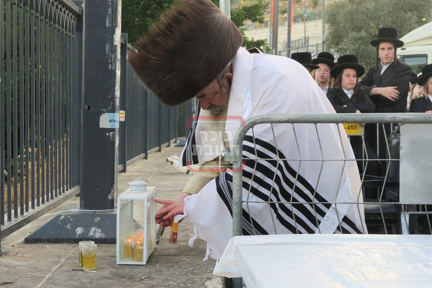 האדמו"ר מלעלוב שבת בהעלותך במירון