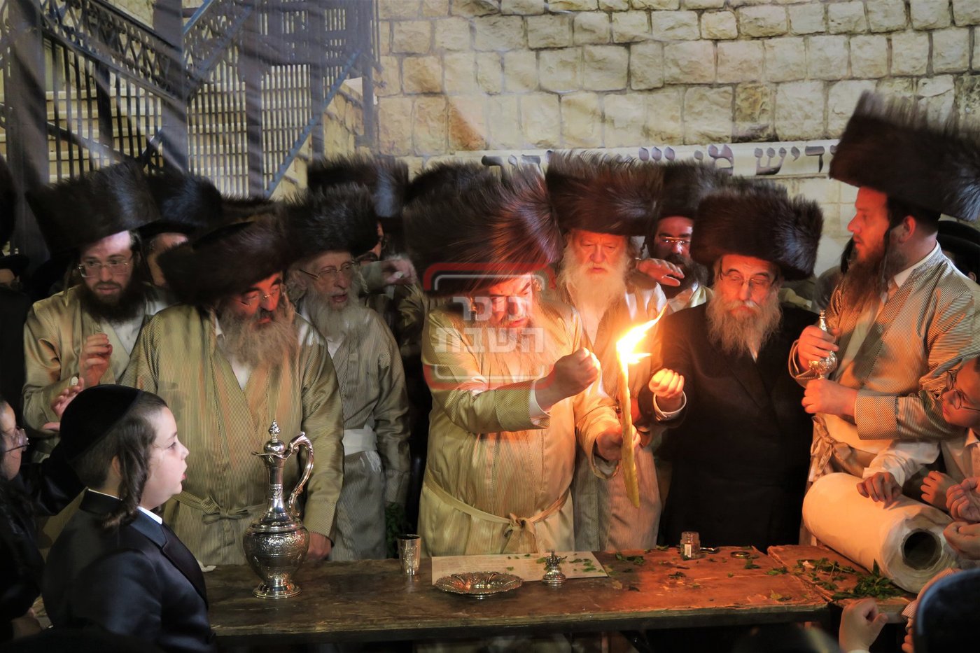 האדמו"ר מלעלוב שבת בהעלותך במירון