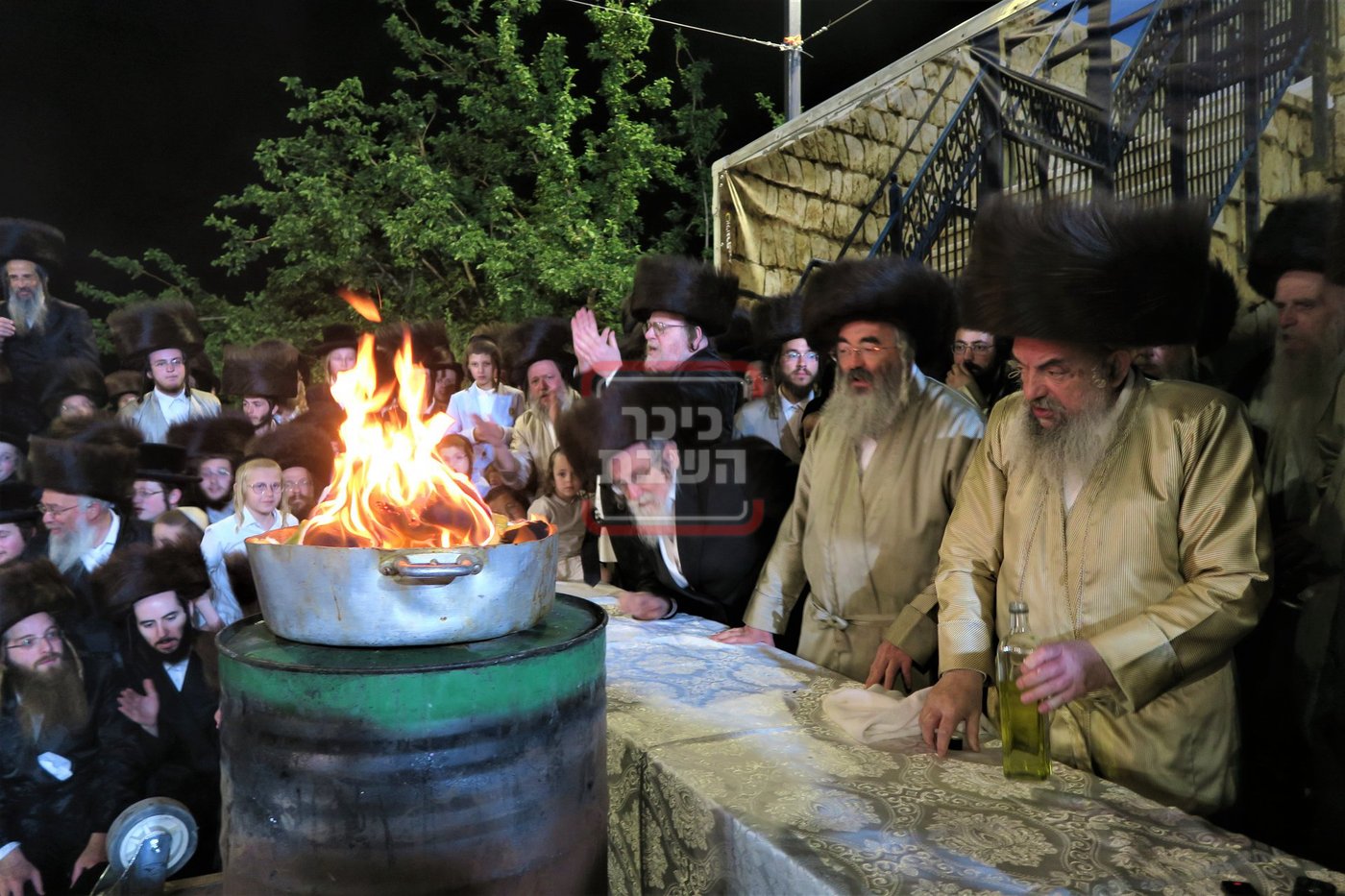 האדמו"ר מלעלוב שבת בהעלותך במירון