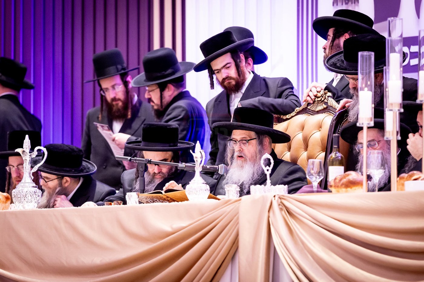 סיום מסכת בכורות בחצה"ק סאטמר