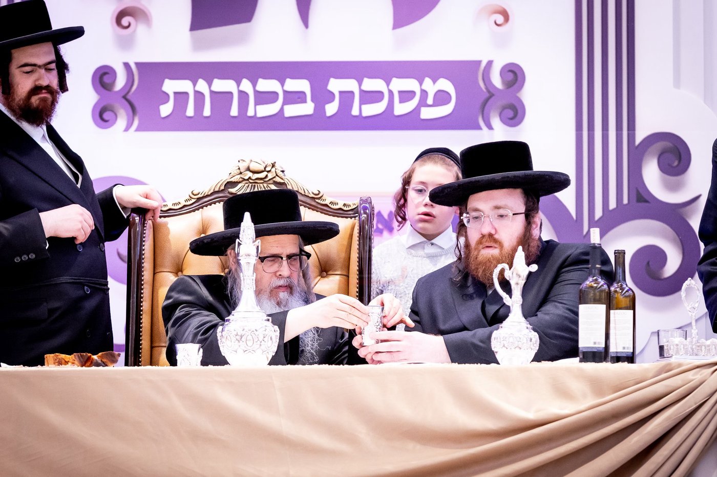 סיום מסכת בכורות בחצה"ק סאטמר