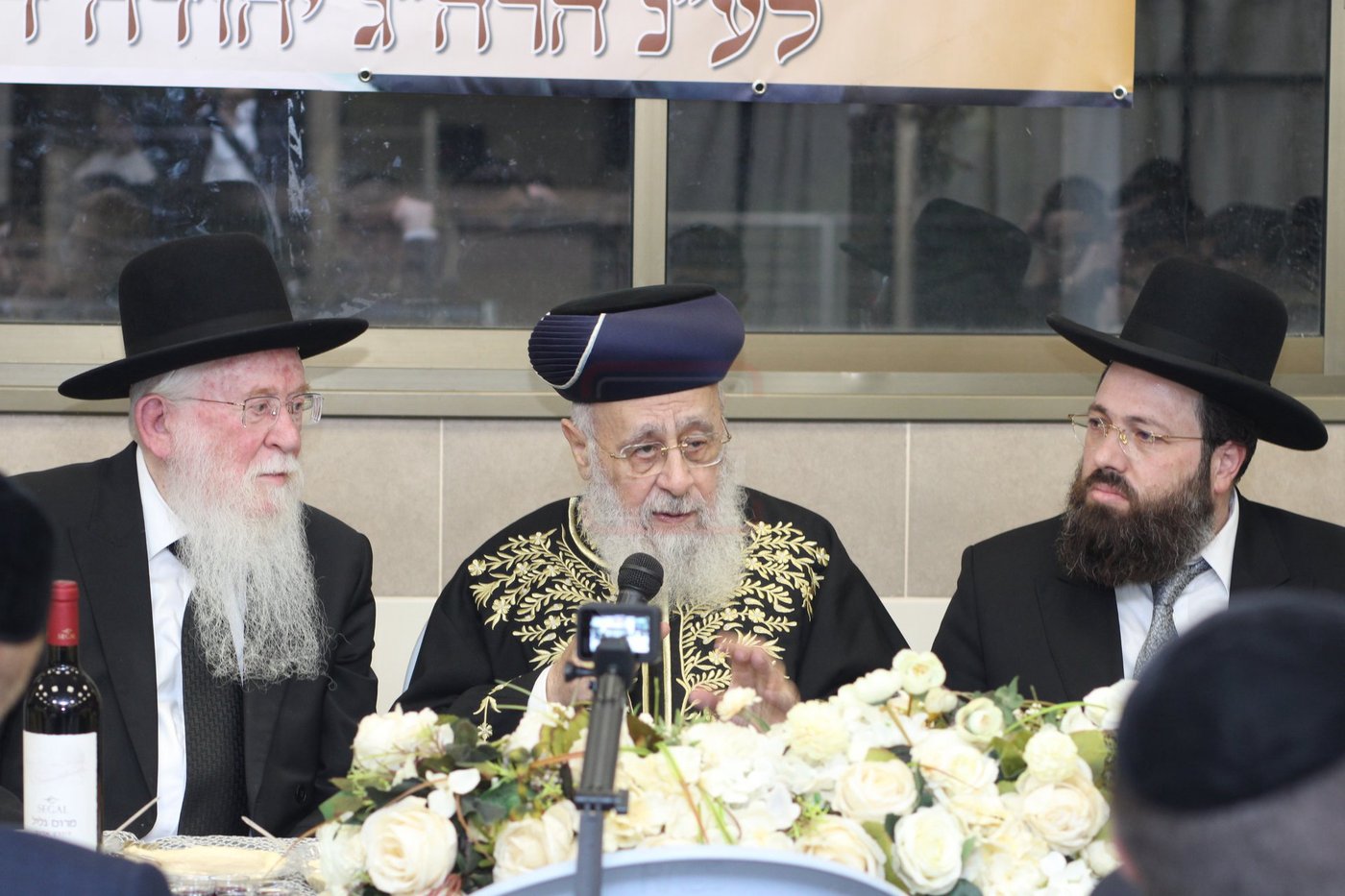 הראשל"צ הגאון רבי יצחק יוסף בביקור בישיבת "אור ישראל"