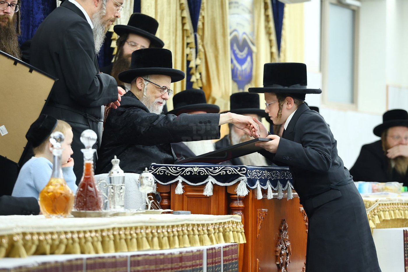 מעמד 'ברינה יקצורו' בת"ת סערט ויז'ניץ בחיפה