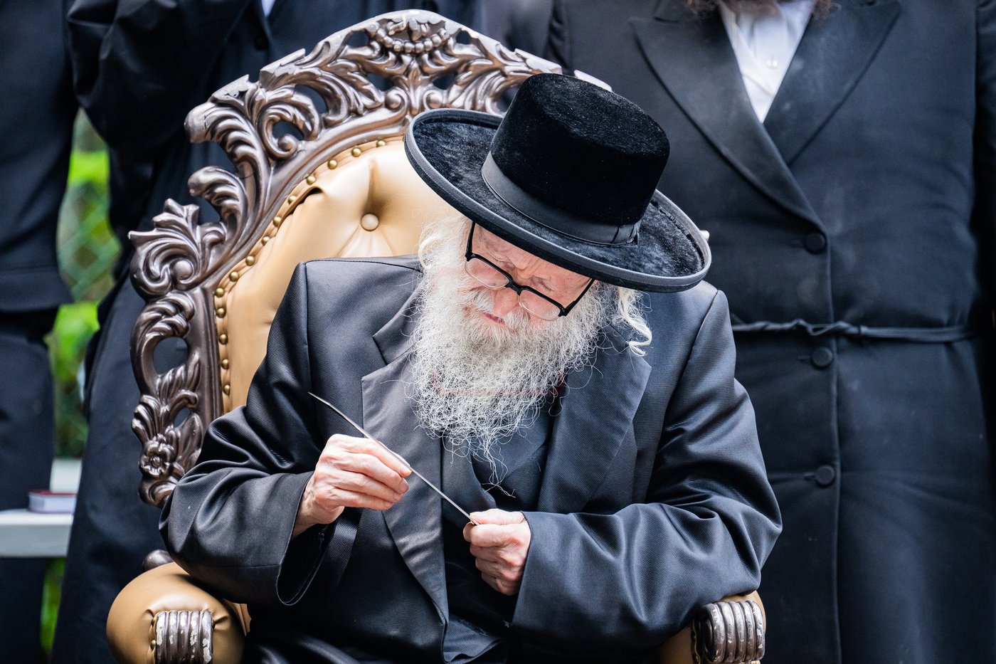 מעמד שחיטת כבש הפדיון במחנה ישיבת סערדאהעלי